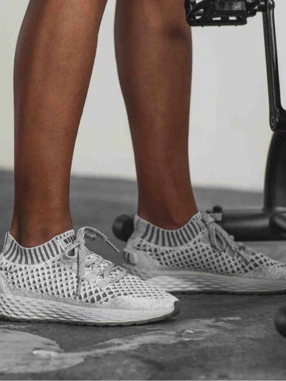NOBULL Light Gray Knit Runner Sneakers